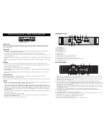 Preview for 2 page of Studiomaster Professional XJA 2600 Instruction Manual