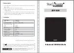 Preview for 1 page of Studiomaster Professional XVP 1810 Instruction Manual