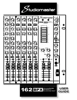 Preview for 1 page of Studiomaster 162BPX User Manual