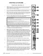 Предварительный просмотр 4 страницы Studiomaster 162BPX User Manual