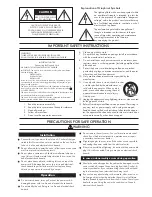 Preview for 2 page of Studiomaster air pro series Instruction Manual