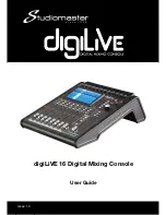 Studiomaster digiLiVE 16 User Manual preview