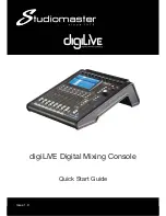 Preview for 1 page of Studiomaster digiLiVE Quick Start Manual