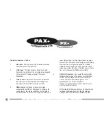 Preview for 6 page of Studiomaster PAX10+ User Manual