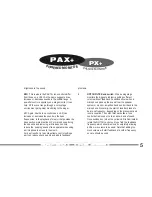 Preview for 7 page of Studiomaster PAX10+ User Manual