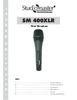 Studiomaster SM 400XLR Manual preview