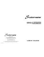 Studiomaster SRQ 62 User Manual предпросмотр