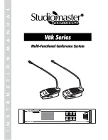 Studiomaster Vak 10c Instruction Manual preview