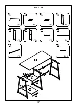 Preview for 3 page of Studymate DYSON TRESTLE DESK SMDYSONOB Assembly Instructions Manual