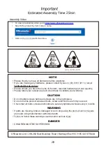 Preview for 2 page of Studymate JBNEWTRD Assembly Instructions Manual