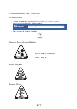 Preview for 2 page of Studymate NEWTON HUTCH DESK STNEWTNOA Assembly Instructions Manual