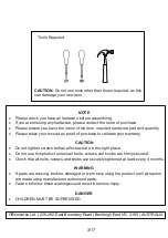 Preview for 3 page of Studymate NEWTON HUTCH DESK STNEWTNOA Assembly Instructions Manual