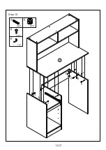 Preview for 11 page of Studymate NEWTON HUTCH DESK STNEWTNOA Assembly Instructions Manual