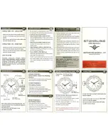 Stuhrling World Time Instruction Manual предпросмотр