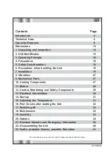 Preview for 3 page of Stulz CVC 07 001yy Operating Instructions Manual