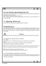 Preview for 32 page of Stulz CVC 07 001yy Operating Instructions Manual