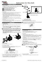 Preview for 3 page of Sturmey-Archer HDS10 Series Instructions