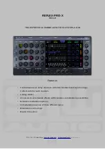 Предварительный просмотр 1 страницы STW AUDIO REFLEX-PRO-X Manual