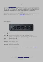 Предварительный просмотр 5 страницы STW AUDIO REFLEX-PRO-X Manual