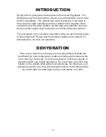 Preview for 5 page of STX International Dehydra 1200W-XLS Instruction Manual