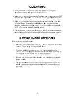 Preview for 7 page of STX International Dehydra 1200W-XLS Instruction Manual