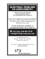 Preview for 16 page of STX International Dehydra 1200W-XLS Instruction Manual