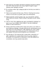 Preview for 4 page of STX International STX-1200-TFC Instructions Manual