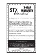 Предварительный просмотр 14 страницы STX International STX-1400-TPF Instructions Manual