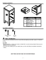 Preview for 2 page of Style selections 1142FC-13-220 Manual