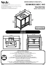 Preview for 1 page of Style selections EDWARDS 36DC Installation Manual