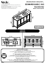 Preview for 1 page of Style selections EDWARDS 60 DC Installation Manual