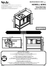 Preview for 1 page of Style selections HOWELL 42WG Installation Manual