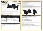 Style selections LG-20068-4PC Easy-To-Follow Instructions preview