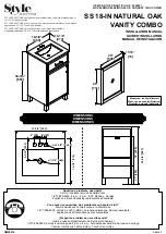 Style selections SUNBURY 18NO COMBO Installation Manual preview