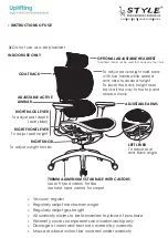 Preview for 2 page of STYLE ergo mesh Assembly Instructions