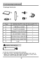 Preview for 5 page of STYLE USD-086BS Use And Care Manual