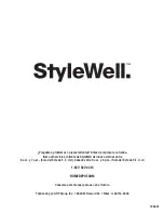 Preview for 30 page of StyleWell 1004151168 Use And Care Manual