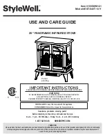 StyleWell 1005698121 Use And Care Manual preview