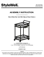 Предварительный просмотр 1 страницы StyleWell 1007176645 Assembly Instruction Manual