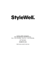 Предварительный просмотр 9 страницы StyleWell 1007176645 Assembly Instruction Manual