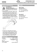 Preview for 18 page of Styro Hansa 41-5010.523 Operating Instructions Manual