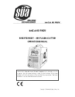 Sua ionCut 40 PADV Operation Manual preview