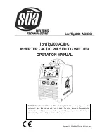 Preview for 1 page of Sua ionTig 200 AC/DC Operation Manual