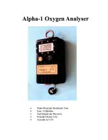 Sub Aqua Alpha-1 Operating Instructions preview