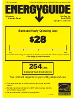 Предварительный просмотр 1 страницы Sub-Zero 700BR Energy Manual