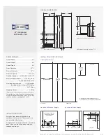 Предварительный просмотр 2 страницы Sub-Zero 700TFI Specifications