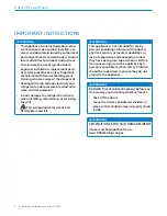 Preview for 4 page of Sub-Zero DEU2450WAL Use And Care Manual