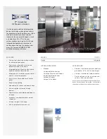 Sub-Zero ENERGY STAR SO30-2U/S Specifications preview