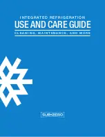 Sub-Zero IC24CILH Use And Care Manual preview