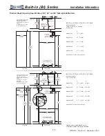 Preview for 4 page of Sub-Zero Sub-Zero BI series Installation Information